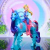 Figura de brincar Spin Master Unicorn Academy Isabel com crina e cauda verdadeiras e escova