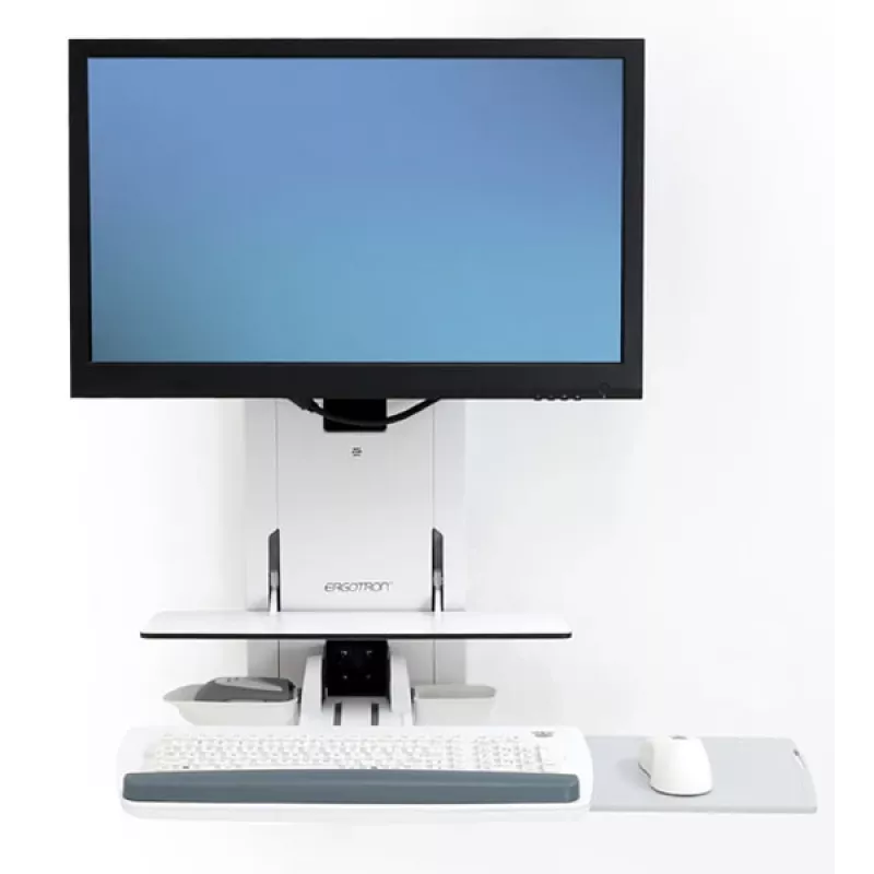 ERGOTRON Styleview elevador vertical sentado-em pé quarto de paciente (branco)