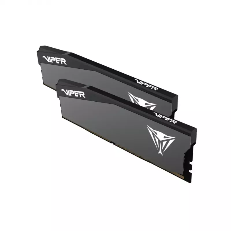 Patriot Viper Elite 5 Ultra VEU564G6028K 64GB (2x32GB) DDR5-6000 CL28 kit de RAM para computador de secretária, Intel XMP 3.0, AMD EXPO, dissipador, preto
