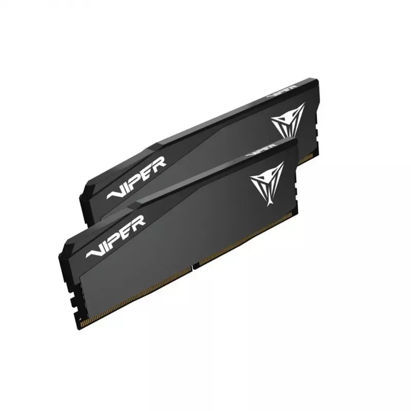 Patriot Viper Elite 5 Ultra VEU564G6028K 64GB (2x32GB) DDR5-6000 CL28 kit de RAM para computador de secretária, Intel XMP 3.0, AMD EXPO, dissipador, preto