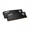 Patriot Viper Elite 5 Ultra VEU564G6028K 64GB (2x32GB) DDR5-6000 CL28 kit de RAM para computador de secretária, Intel XMP 3.0, AMD EXPO, dissipador, preto