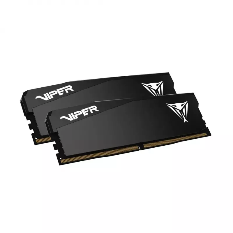 Patriot Viper Elite 5 Ultra VEU564G6028K 64GB (2x32GB) DDR5-6000 CL28 kit de RAM para computador de secretária, Intel XMP 3.0, AMD EXPO, dissipador, preto