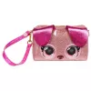 Purse Pets, Keepin’ It Clutch Dazzling Diva brinquedo de cachorro e bolsa de pulso com olhos arco-íris luminosos, brinquedo para meninas a partir dos 4 anos