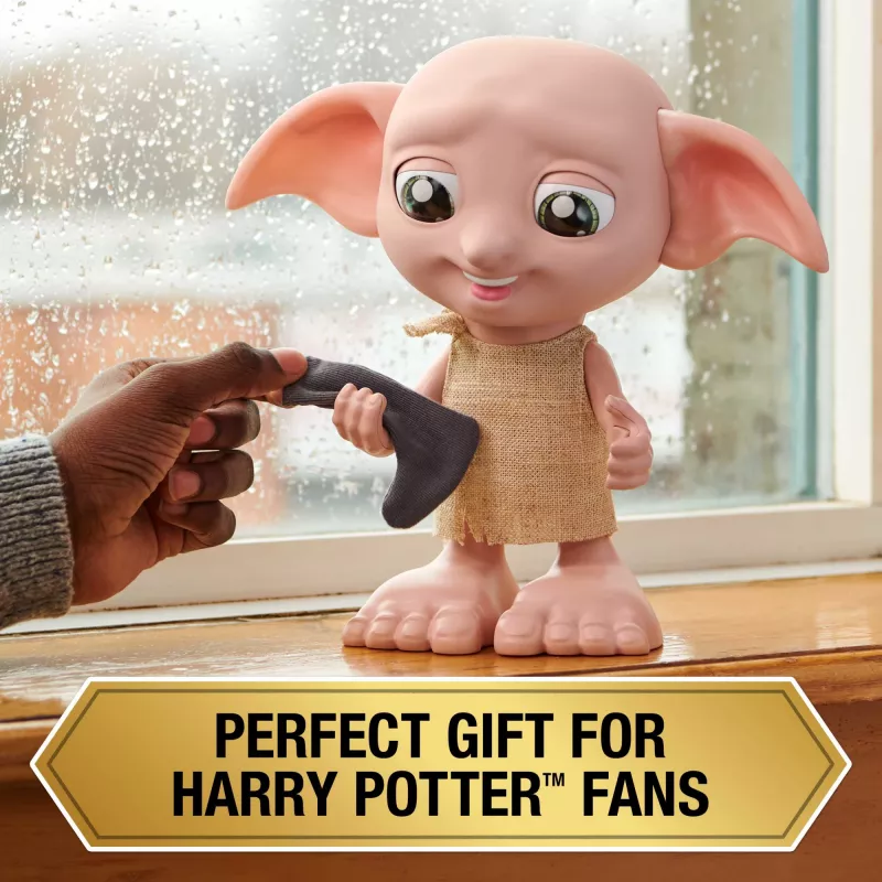 Brinquedo interativo Wizarding World Harry Potter Dobby função de fala AAA multicolor