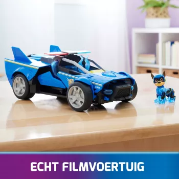 Carro de polícia PAW Patrol Chase’s Mighty Transforming Cruiser com luzes e sons