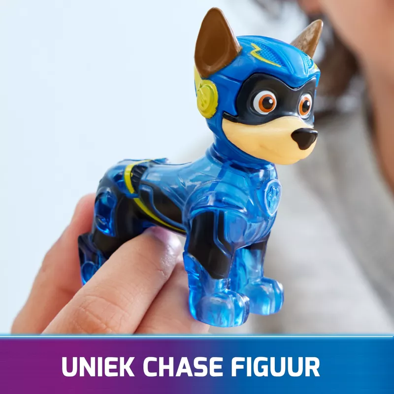 Carro de polícia PAW Patrol Chase’s Mighty Transforming Cruiser com luzes e sons