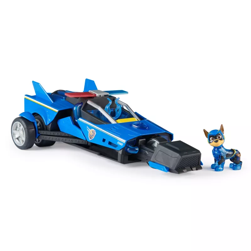Carro de polícia PAW Patrol Chase’s Mighty Transforming Cruiser com luzes e sons