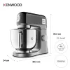 Robot de cozinha Kenwood kMix Special Edition 1000 W 5 L preto, cromado