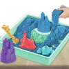Kinetic Sand, conjunto de caixa de areia, presentes criativos de Páscoa, inclui 1 lb de areia moldável azul, 4 ferramentas e moldes, armazenamento, brinquedo sensorial para crianças a partir dos 3 anos