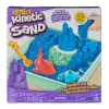 Kinetic Sand, conjunto de caixa de areia, presentes criativos de Páscoa, inclui 1 lb de areia moldável azul, 4 ferramentas e moldes, armazenamento, brinquedo sensorial para crianças a partir dos 3 anos