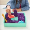 Kinetic Sand, conjunto de caixa de areia, presentes criativos de Páscoa, inclui 453 g de areia moldável roxa, 4 ferramentas e moldes, armazenamento, brinquedo sensorial para crianças a partir dos 3 anos