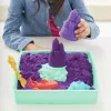Kinetic Sand, conjunto de caixa de areia, presentes criativos de Páscoa, inclui 453 g de areia moldável roxa, 4 ferramentas e moldes, armazenamento, brinquedo sensorial para crianças a partir dos 3 anos