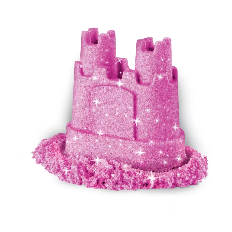 Spin Master Kinetic Sand Shimmer Sand areia de brincar, embalagem de 3, 340 g, a partir dos 3 anos