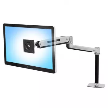 ERGOTRON Lx braço LCD de montagem em secretária sentado-em pé (alumínio polido)