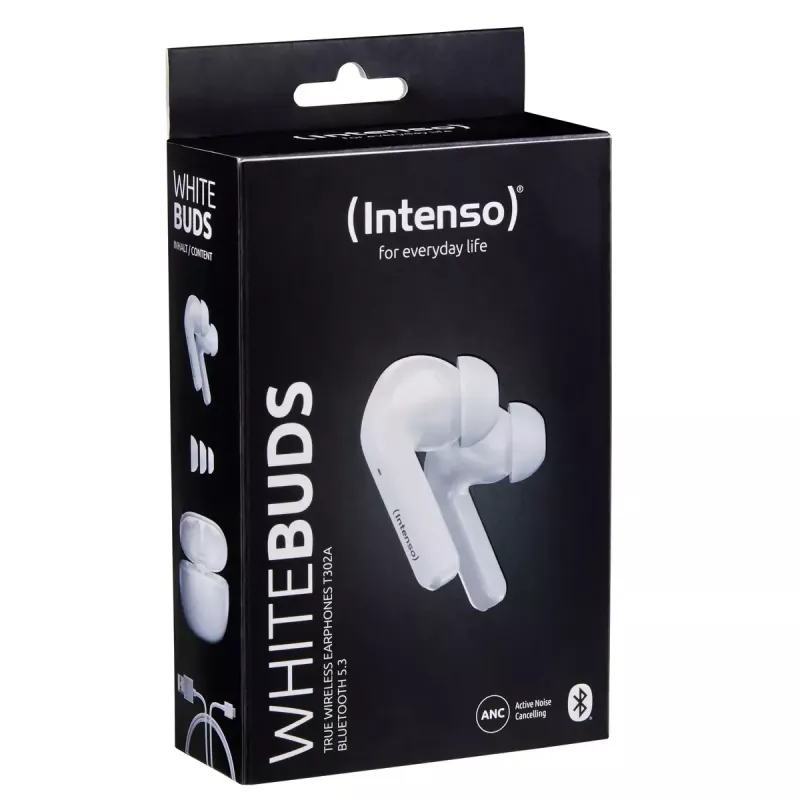 Auscultadores Intenso branco Buds T302A