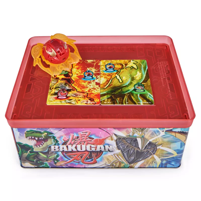 Bakugan Baku-tin com Special Attack Mantid, ajustável, figura de ação giratória e armazenamento de brinquedos, brinquedo para meninos e meninas a partir dos 6 anos