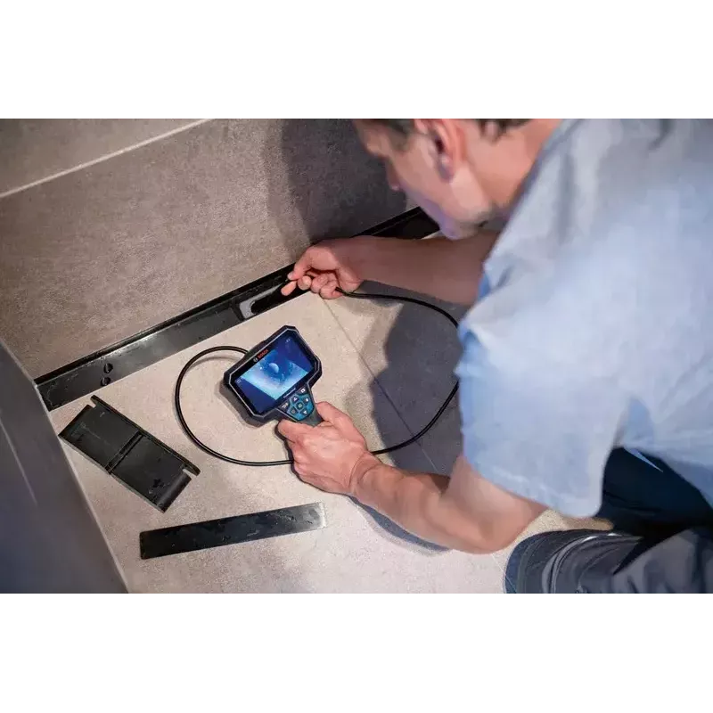 Câmara de inspeção industrial Bosch GIC 12V-5-27 C PROFESSIONAL 8,3 mm sonda flexível IP67, IP54