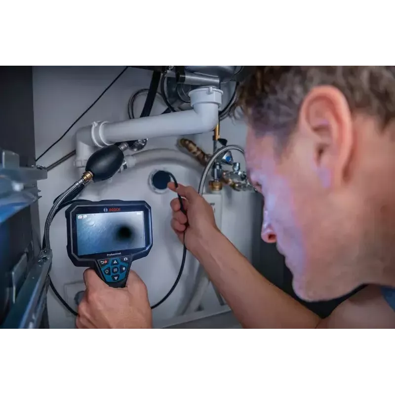 Câmara de inspeção industrial Bosch GIC 12V-5-27 C PROFESSIONAL 8,3 mm sonda flexível IP67, IP54
