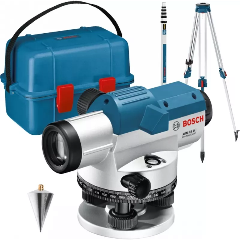 Nível ótico Bosch GOL 32 G Professional — 400 gon, com tripé