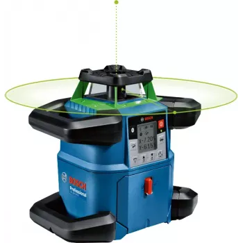 Laser rotativo Bosch GRL 650 CVHG Professional 18 V com linha laser verde, L-BOXX