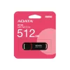 Pen drive ADATA UV150 512 GB USB Type-A 3.2 Gen 1 (3.1 Gen 1) preto, vermelho