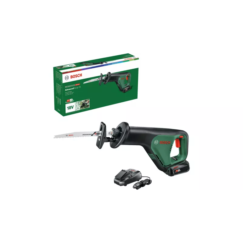 Bosch AdvancedRecip 18 300 spm preto, verde