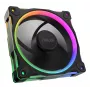 Ventoinha ASUS Prime MR120 ARGB Reverse preto 12 cm rolamento de deslizamento