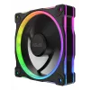 Ventoinha ASUS Prime MR120 ARGB Reverse preto 12 cm rolamento de deslizamento
