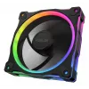 Ventoinha ASUS Prime MR120 ARGB Reverse preto 12 cm rolamento de deslizamento
