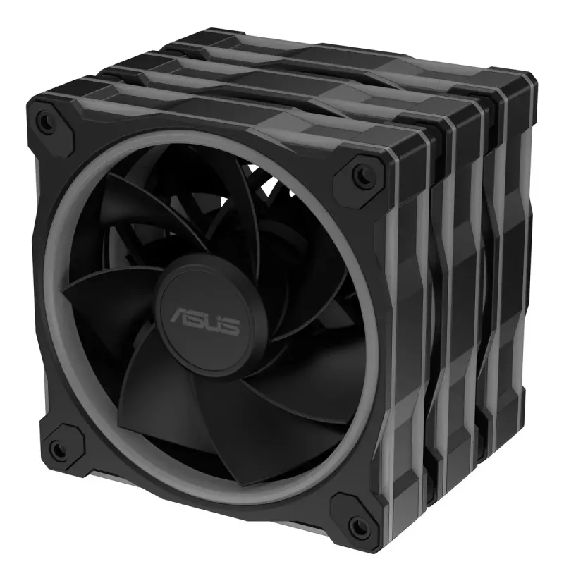 Ventoinha ASUS Prime MR120 ARGB Reverse preto 3in1 caixa de computador 12 cm 3 peças