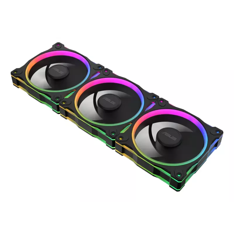 Ventoinha ASUS Prime MR120 ARGB Reverse preto 3in1 caixa de computador 12 cm 3 peças