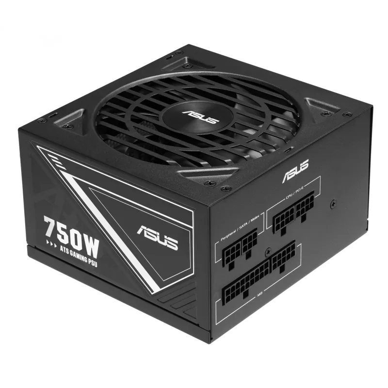 Fonte de alimentação ASUS ATS-750G 750 W, 20+4 pinos ATX, 80 PLUS Gold, preto