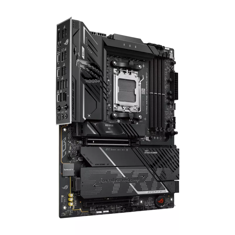 Placa-mãe ASUS ROG STRIX X870E-H GAMING WIFI7 ATX Socket AM5 DDR5, 256GB, Wi‑Fi 7, 5Gb Ethernet