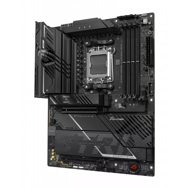 Placa-mãe ASUS ROG STRIX X870E-H GAMING WIFI7 ATX Socket AM5 DDR5, 256GB, Wi‑Fi 7, 5Gb Ethernet