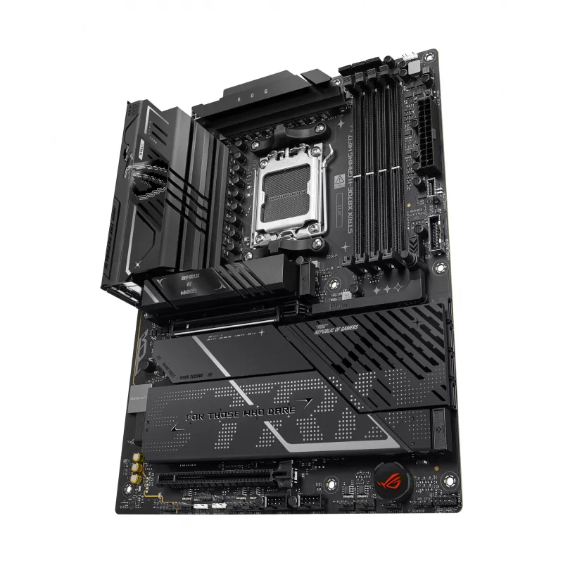 Placa-mãe ASUS ROG STRIX X870E-H GAMING WIFI7 ATX Socket AM5 DDR5, 256GB, Wi‑Fi 7, 5Gb Ethernet