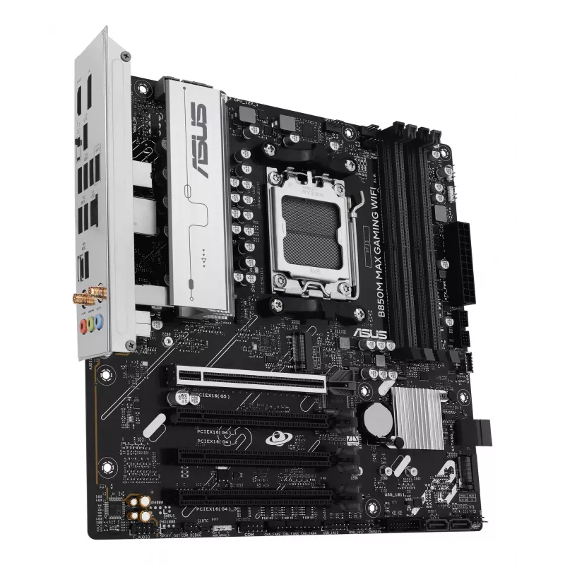Placa-mãe ASUS B850M MAX GAMING WIFI AMD B850 Socket AM5 micro ATX