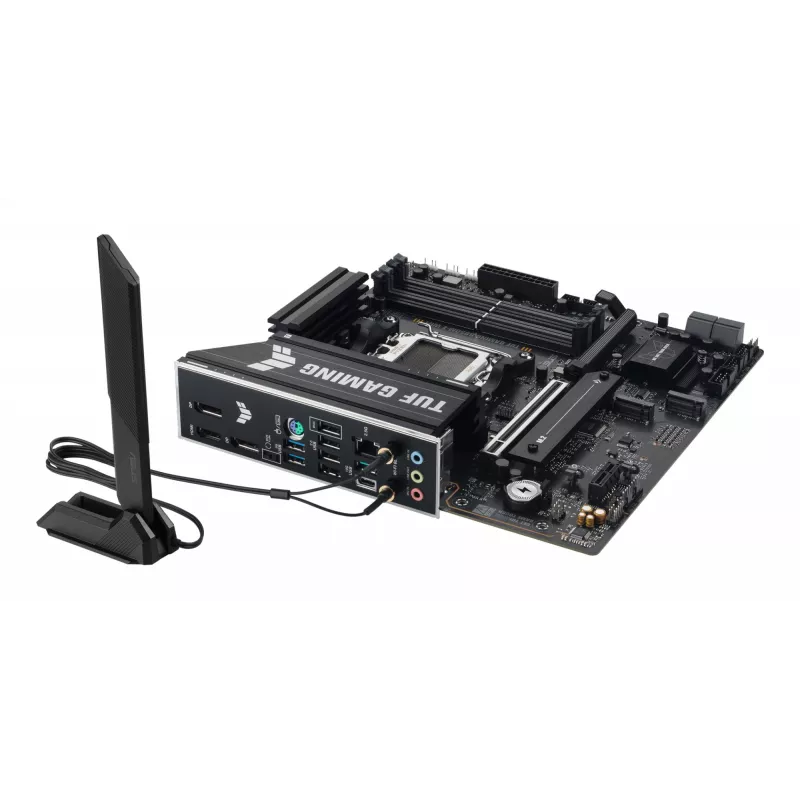 Placa-mãe ASUS TUF GAMING B850M-E WIFI AMD B850 Socket AM5 micro ATX