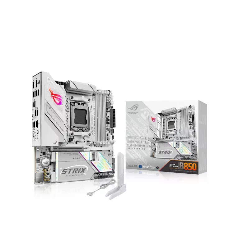 Placa-mãe ASUS ROG STRIX B850-G GAMING WIFI AMD B850 Socket AM5 micro ATX