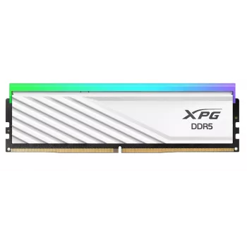 DIMM 16 GB DDR5-6400, memória RAM branco, AX5U6400C3216G-SLABRWH, XPG Lancer Blade RGB, INTEL XMP, AMD EXPO