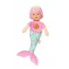Boneca bebé BABY born Sereia 33 cm lavável multicolor