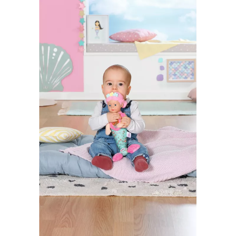 Boneca bebé BABY born Sereia 33 cm lavável multicolor