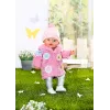 Conjunto de roupa para boneca BABY born Conjunto de casaco rosa 43 cm dobrável