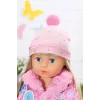 Conjunto de roupa para boneca BABY born Conjunto de casaco rosa 43 cm dobrável
