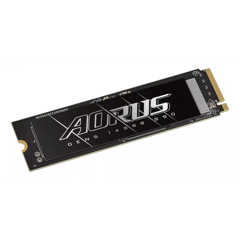 SSD M.2 NVMe GIGABYTE AORUS Gen5 14000 — 4 TB, PCIe 5.0, leitura 14100 MB/s, escrita 12600 MB/s