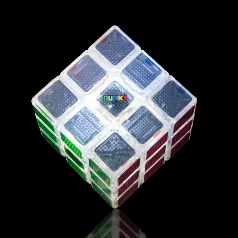 Cubo de Rubik, Pulse Cube, jogo de lógica luminoso para adultos e solucionadores rápidos, resolve o puzzle antes que as luzes se apaguem, brinquedo fidget de treino cerebral desafiante e de resolução de problemas para crianças a partir dos 8 anos