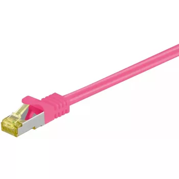 Cabo de rede Goobay 91578 RJ-45 Cat7 0,5 m magenta