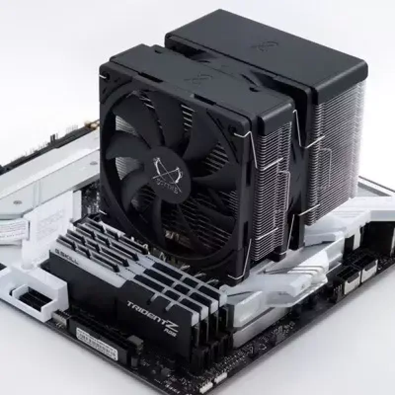 Scythe Fuma 3 SCFM-3000 cooler de ar para CPU, torre dupla, 120 mm, 114,89 m³/h, 300-1500 rpm, preto