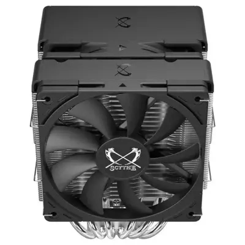 Scythe Fuma 3 SCFM-3000 cooler de ar para CPU, torre dupla, 120 mm, 114,89 m³/h, 300-1500 rpm, preto