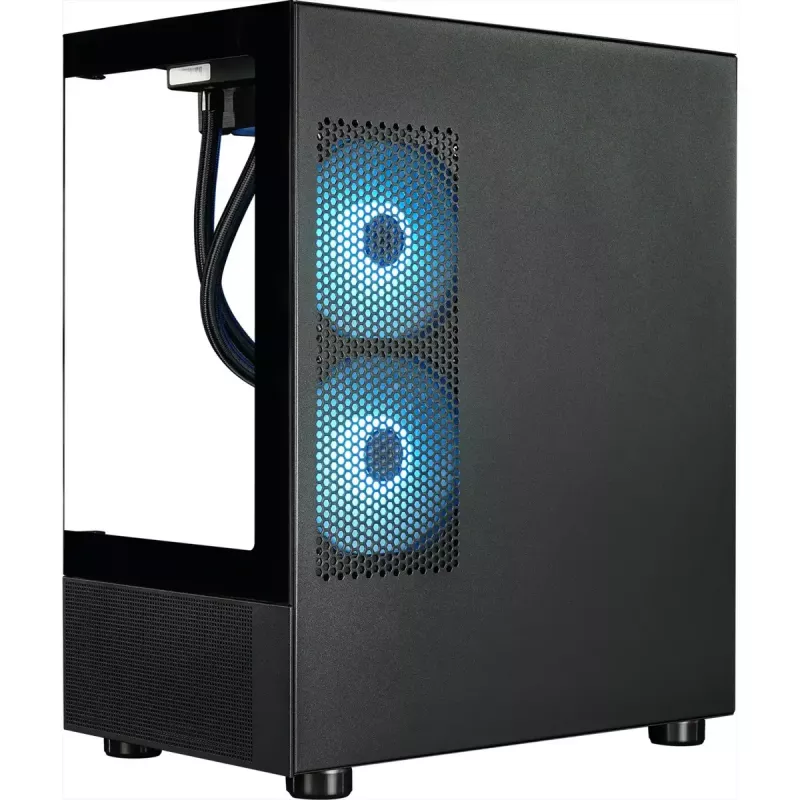 PC de gaming de secretária THERMALTAKE FTW A-Line LCS 5060 preto/transparente com Windows 11 Pro