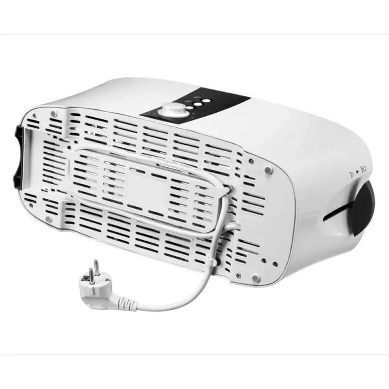 Torradeira Unold Design Dual 4 fatias 1350 W preto branco
